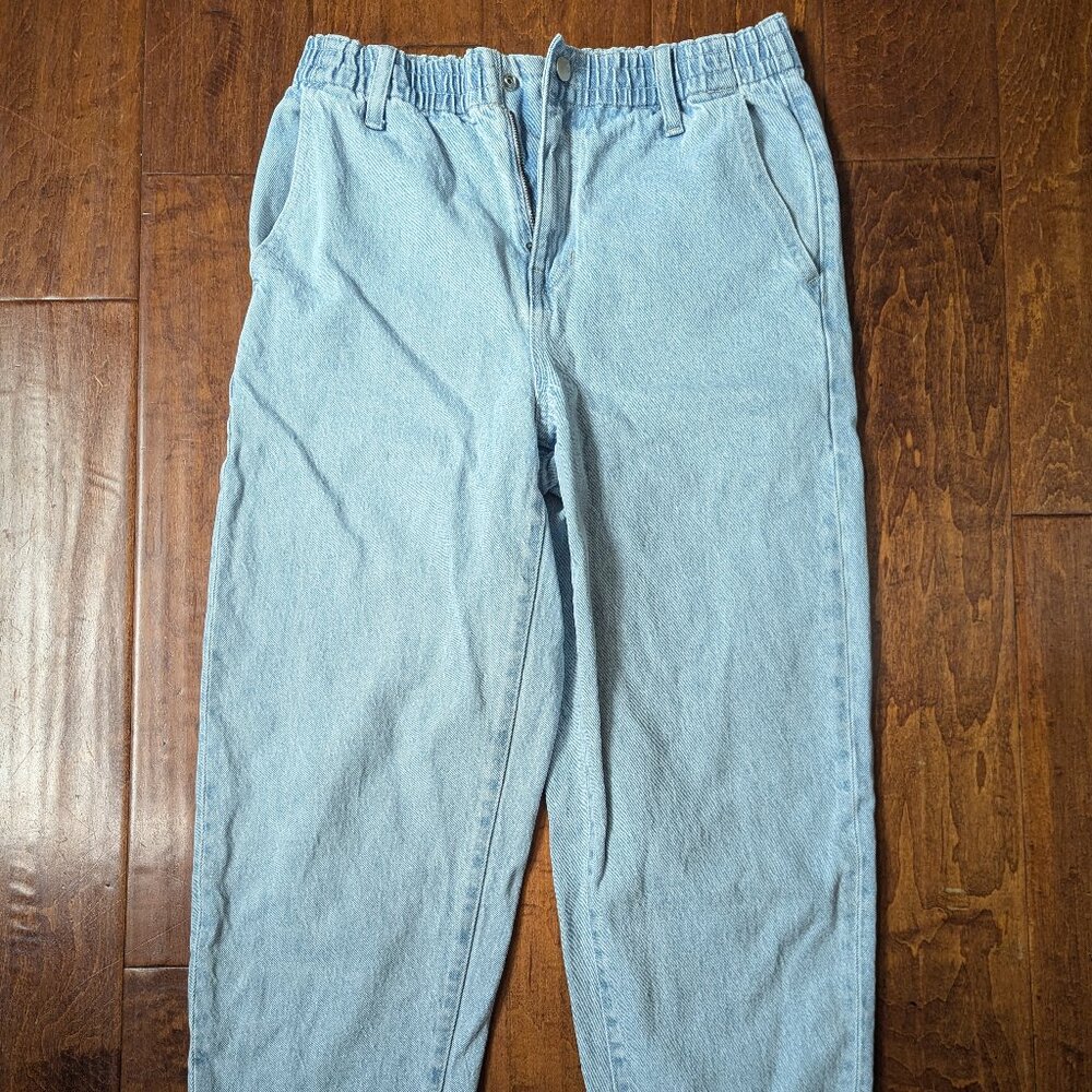 Madewell Pull-On Balloon Jeans in Brittany Wash, Womens, Small